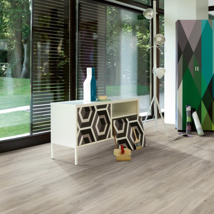 Vinyl Parador Basic 30 oak pastel grey wood texture 1 wideplank 1513441 - Image 7