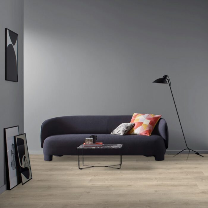 Design flooring Vinyl Trendtime 6 Dub Royal biely bielený kartáčovaná štruktúra široká lamela V-drážka 1744636 - Image 6