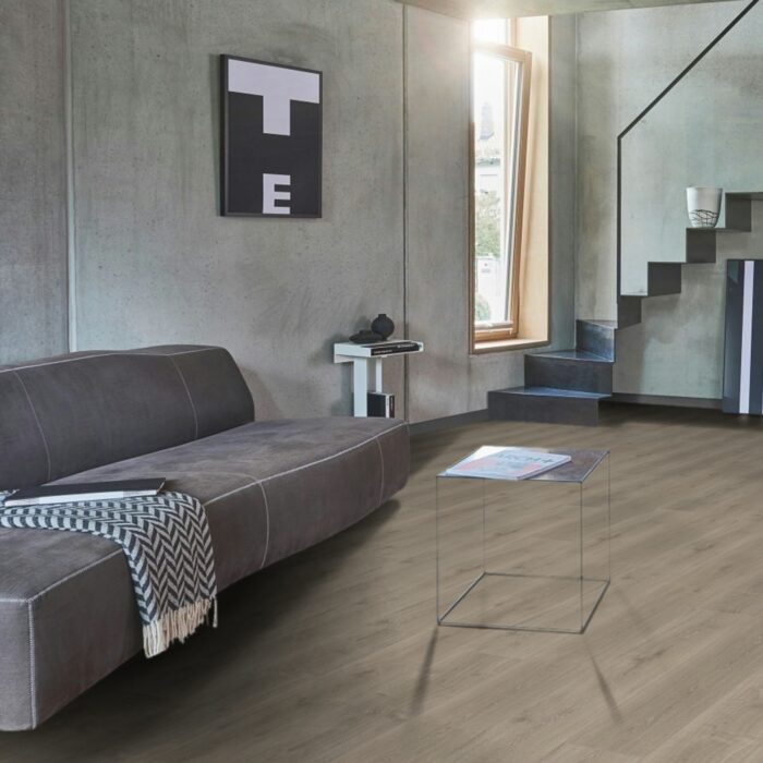 Design flooring Vinyl Trendtime 6 Dub Royal biely bielený kartáčovaná štruktúra široká lamela V-drážka 1744636 - Image 8