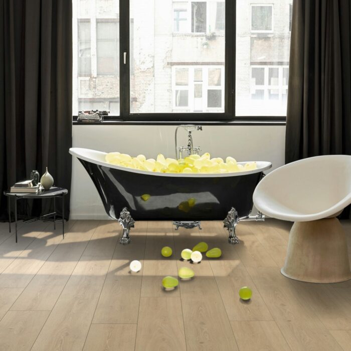 Design flooring Vinyl Trendtime 6 Dub Studioline brúsený kartáčovaná štruktúra široká lamela V-drážka 1744639 - Image 10