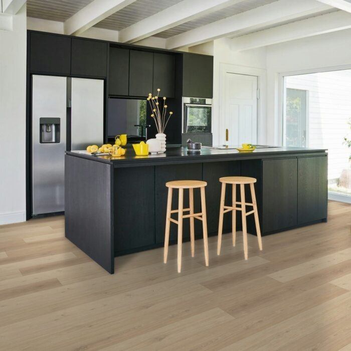 Design flooring Vinyl Trendtime 6 Dub Natural Mix šedý kartáčovaná štruktúra široká lamela V-drážka 1744640 - Image 8