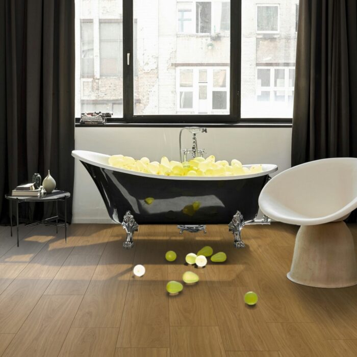 Vinyl Parador Classic 2025 Dub Oxford caramel brown Brushed Texture wide plank 4V, 1748869 - Image 7