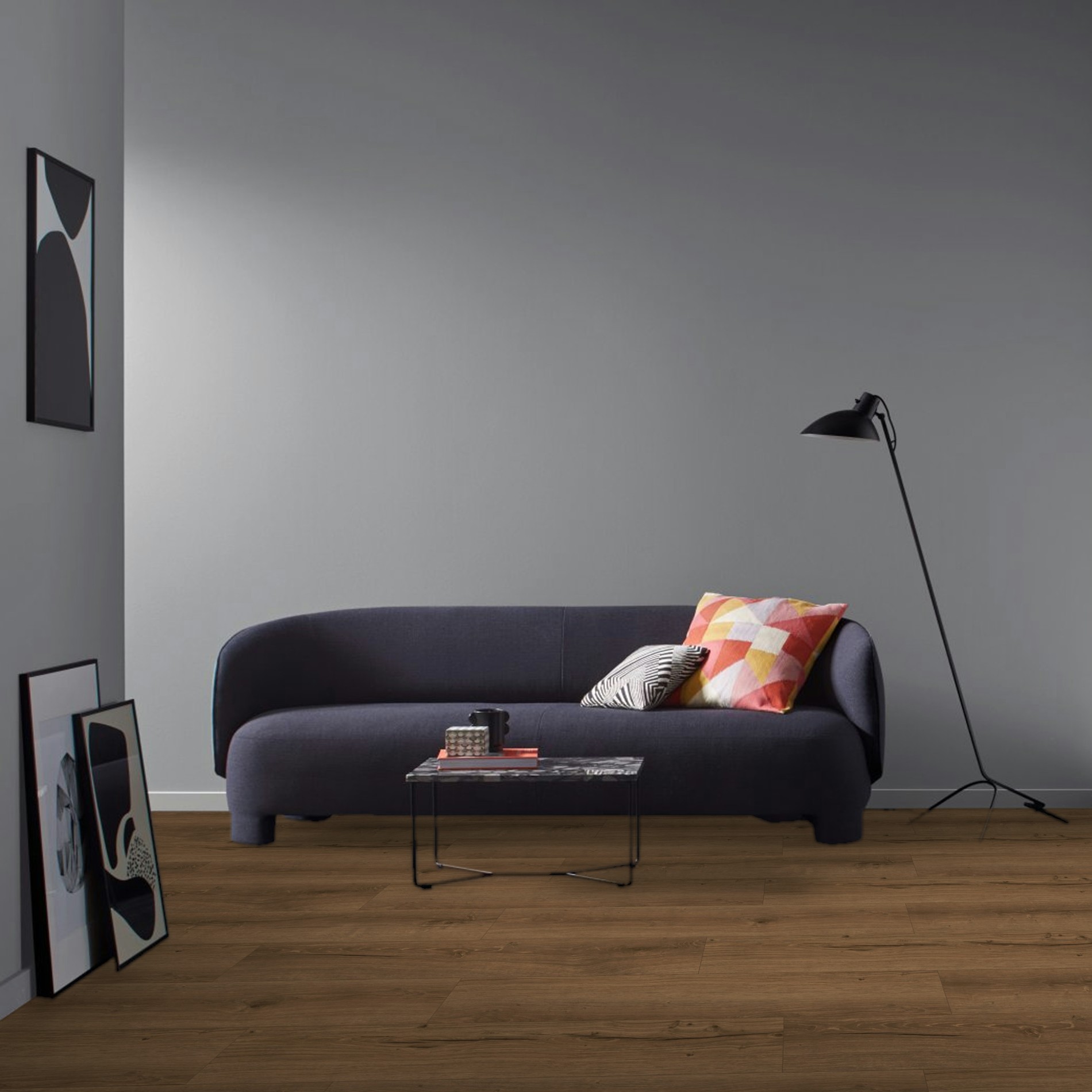 Vinyl Parador Classic 2025 Dub Cambridge dymový kartáčovaná štruktúra široká lamela 4V, 1748874 - Image 5