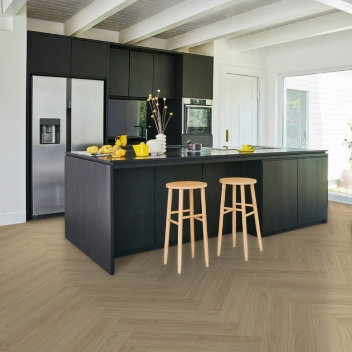 Vinyl Parador Trendtime 3 Herringbone Dub Oxford Sanded matt finish texture wide plank minibevel, 1748860 - Image 6