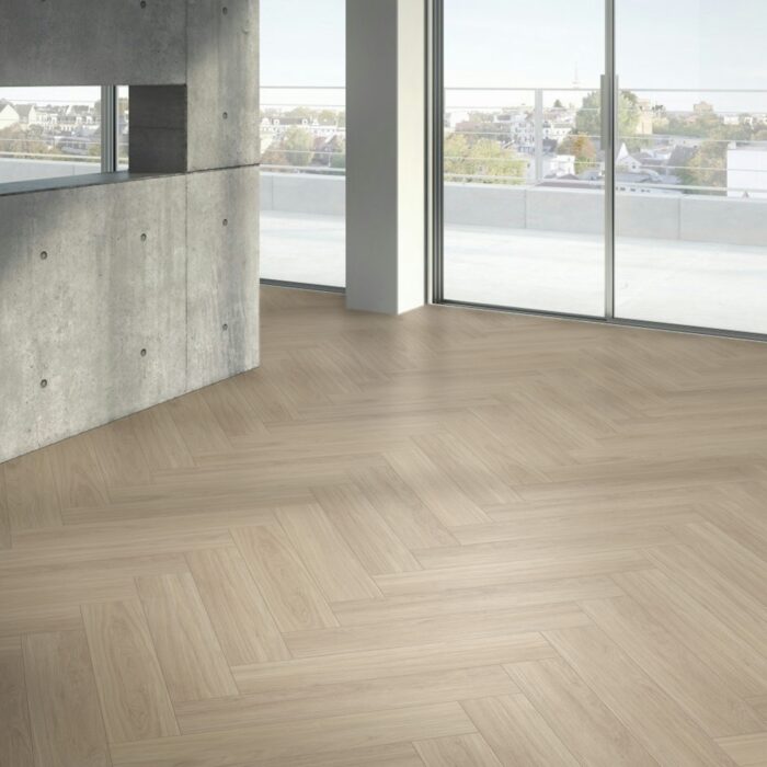 Vinyl Parador Trendtime 3 Herringbone Dub Oxford Sanded matt finish texture wide plank minibevel, 1748860 - Image 8