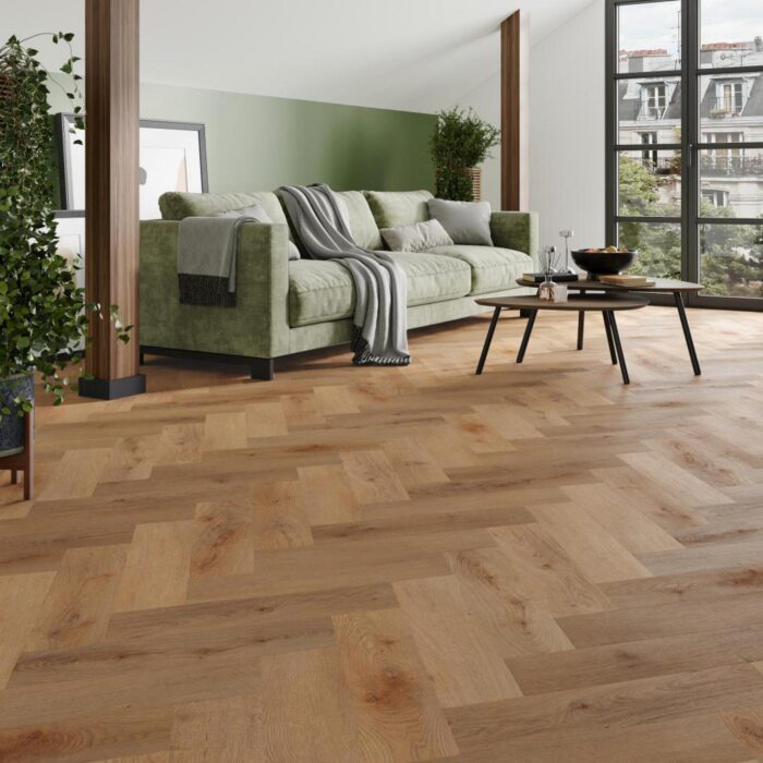 Afirmax LEGNAR HERRINGBONE Dub Garda HB 42705 4,5 mm 33/42 4V rybia kosť - Image 5