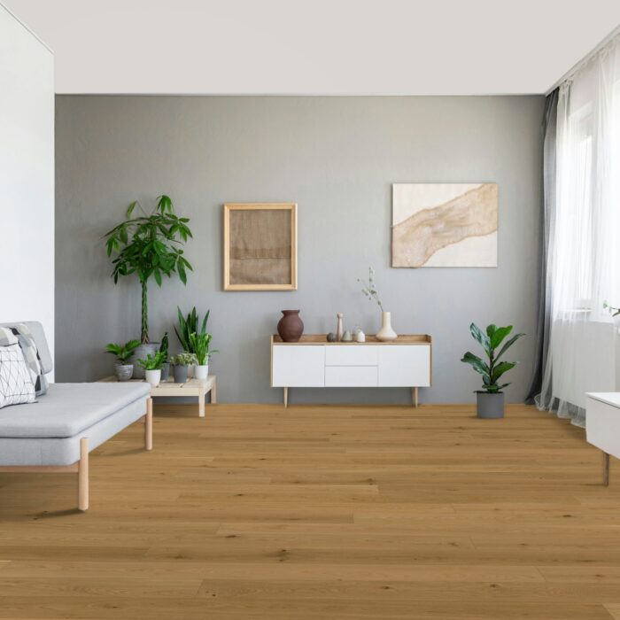 Engineered Wood Flooring Trendtime 4 Living, Dub Molvina prírodný matný lak široká lamela M4V, 1748907 - Image 7