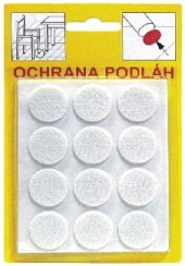 Filcová podložka 104 biela, blister 21mm Filcová podložka 104 biela