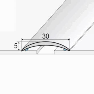 Prechodový profil a03 biela matná 0