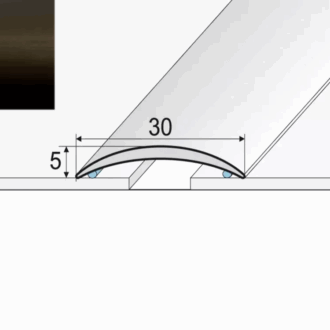 Prechodový profil a03 bronz 0