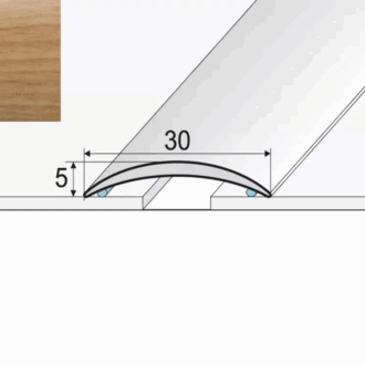 Prechodový profil a03 buk jasný 0