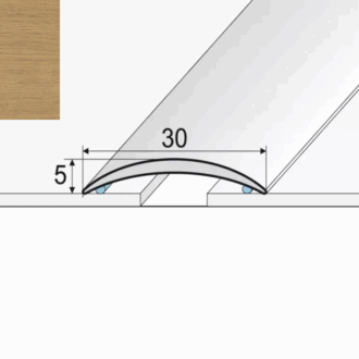 Prechodový profil a03 dub oslo 2