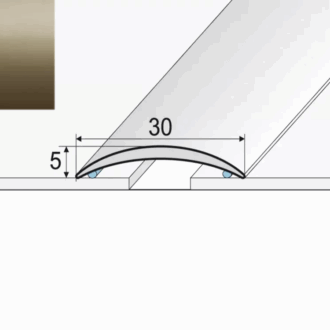 Prechodový profil a03 šampaň 0