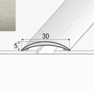 Prechodový profil a03 dub wanilia 0