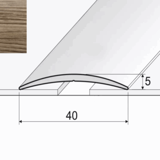 Prechodový profil a13 dub antický 2