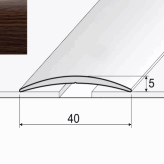 Prechodový profil a13 gaštan japonský 2