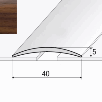 Prechodový profil a13 teak indický 2