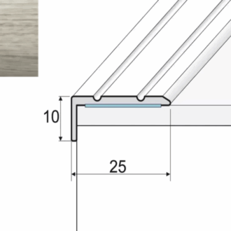 Schodový profil a31 dub malaga 2