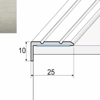 Schodový profil a31 dub wanilia 0