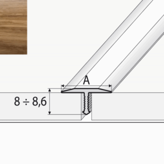 Prechodový profil impresja a55 dub 2