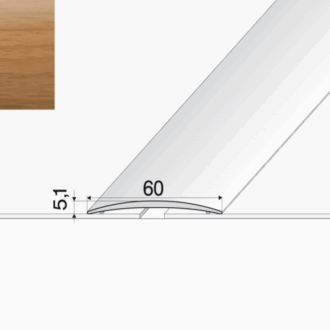 Prechodový profil a70 buk 1m