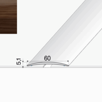 Prechodový profil a70 frézia 2m