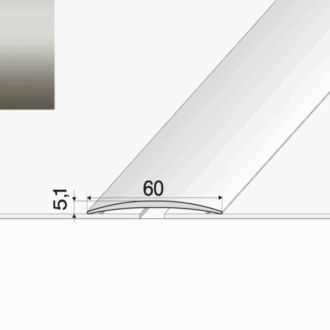 Prechodový profil a70 inox 2m