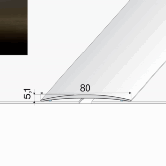 Prechodový profil a71 bronz 2m