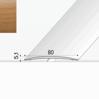 Prechodový profil a71 buk 2m