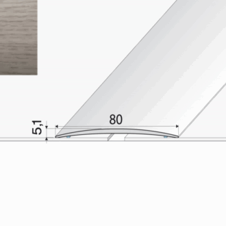 Prechodový profil a71 dub tabacco 1m