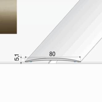 Prechodový profil a71 šampaň 1m