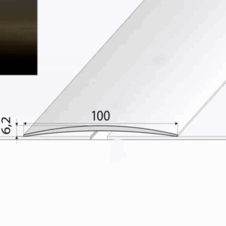 Prechodový profil a72 bronz 1m