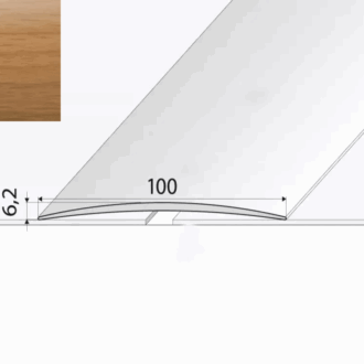 Prechodový profil a72 buk 1m