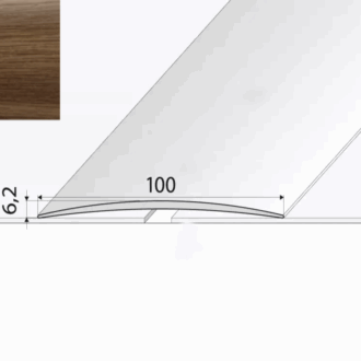 Prechodový profil a72 orech chile 1m