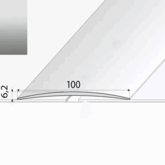 Prechodový profil a72 striebro 1m