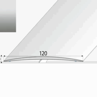 Prechodový profil a73 striebro 1m