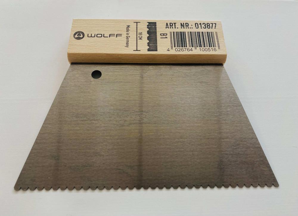 Wolff špachtľa na lepidlo b1 Wolff špachtľa na lepidlo b1