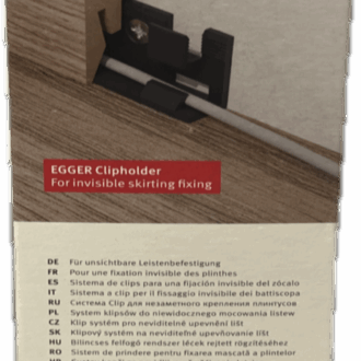 Klip na uchytenie soklových líšt egger - cubical 1823775