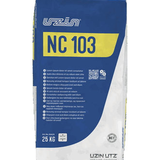 Uzin nc103 sadrová nivelizačná hmota balenie 25kg