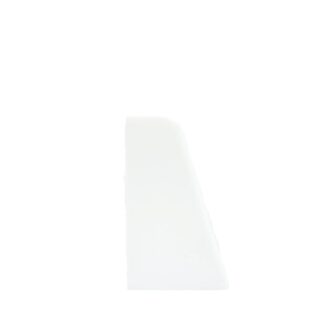 Koncovka ľavá quadro 40 uni biela 198