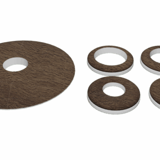 Radiátorová rozeta d031 15-18-22 mm