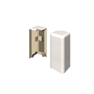 Roh vonkajší egger e31 dub biely 6cm