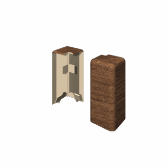 Roh vonkajší egger e56 orech hnedý 6cm