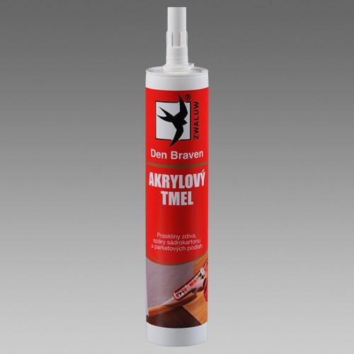 Den braven akrylový tmel 280ml šedý Den braven akrylový tmel 280ml cierny