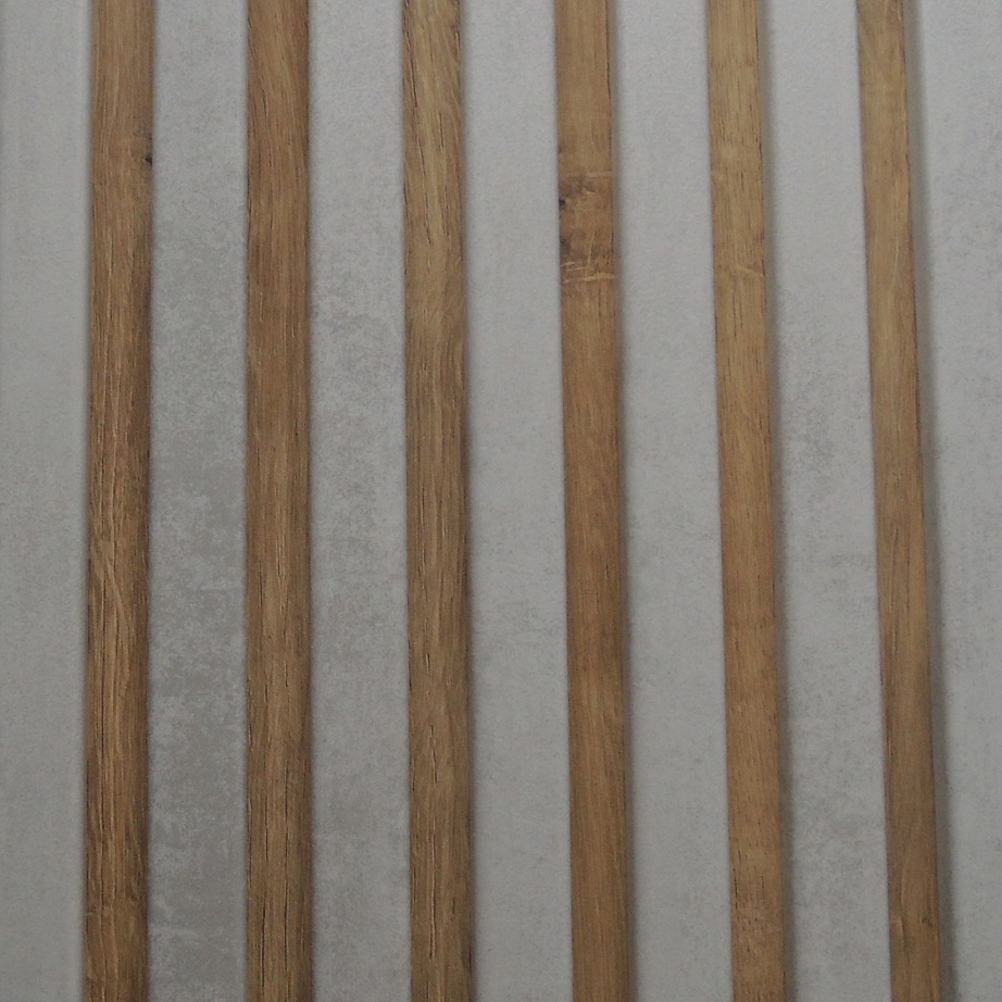 Dekoračný panel 3d cpl + fólia betón svetlý + dub európsky Dekoračný panel 3d cpl + fólia betón svetlý + dub európsky - Image 2