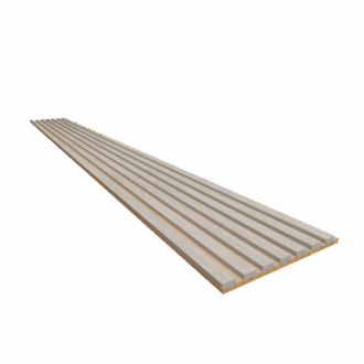 Dekoračný panel 3d cpl + fólia betón svetlý + dub európsky