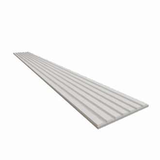 Dekoračný panel 3d fólia + cpl biela + betón svetlý