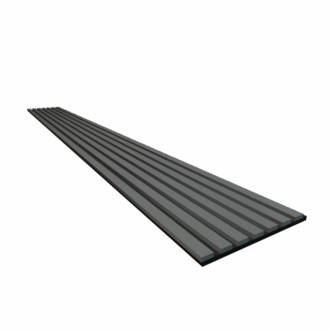 Dekoračný panel 3d cpl + filc diamantová sivá + čierna