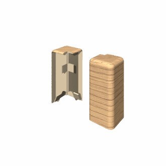 Roh vonkajší egger e44 dub cappuccino 6cm