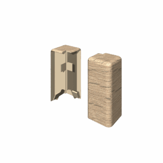 Roh vonkajší egger e45 dub strednehnedý 6cm